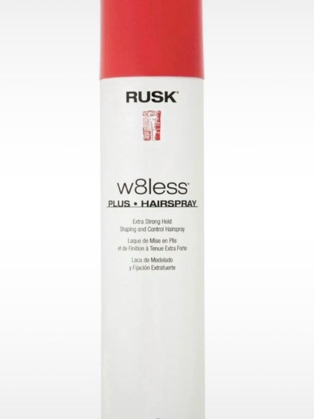 Rusk W8less Plus Extra Strong Hold Shaping and Control Hair Spray 10 oz
